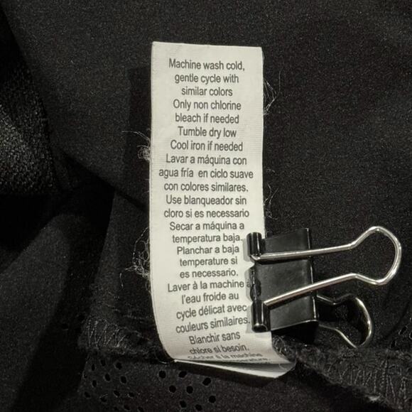 Nanette Lepore Jacket Athleisure Minimalist Perforated Cinch Sleeves Black Small - Picture 5 of 6